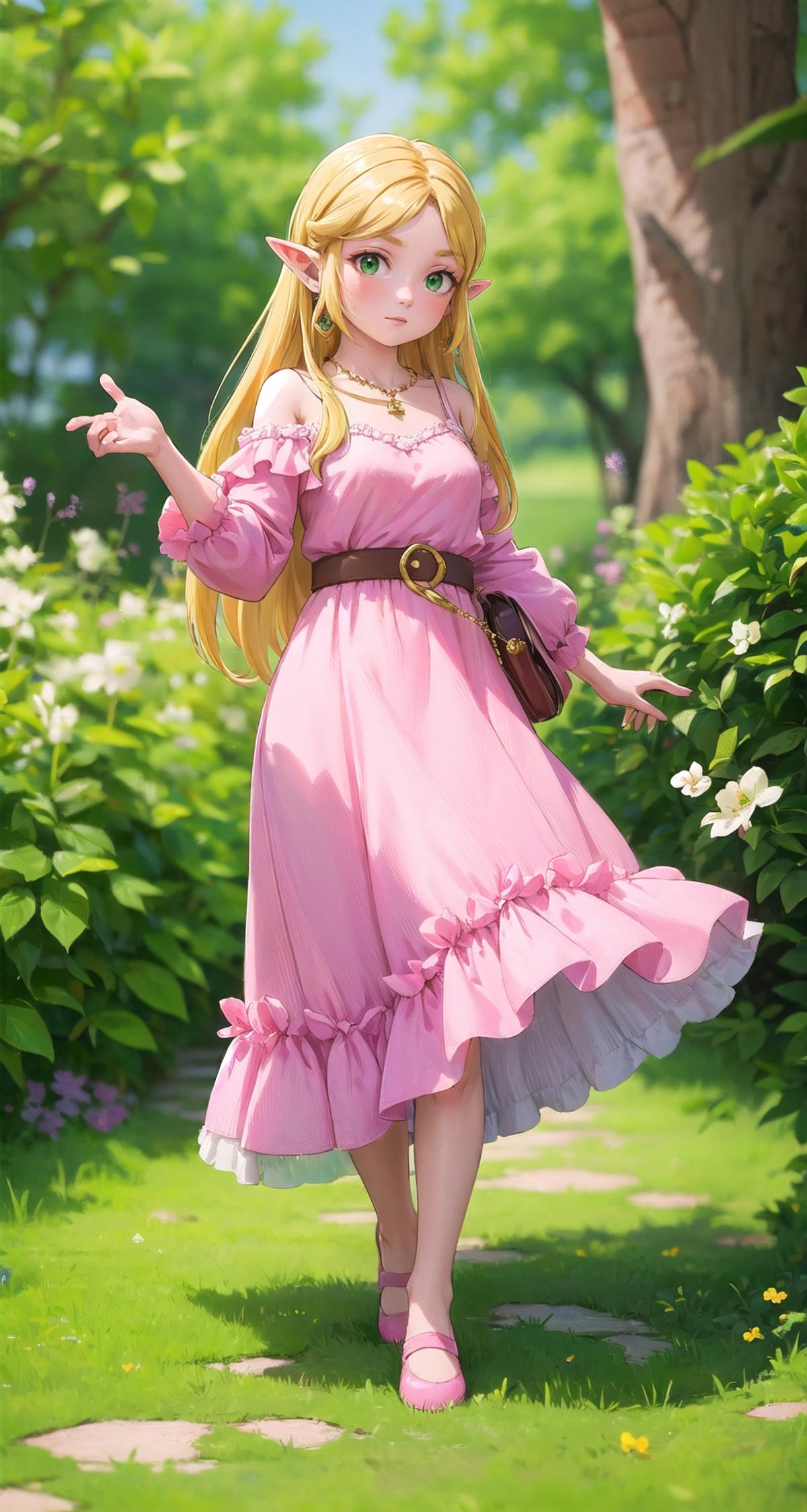 Princess Zelda (ゼルダ姫) - The Legend of Zelda (ゼルダの伝説) - COMMISSION image