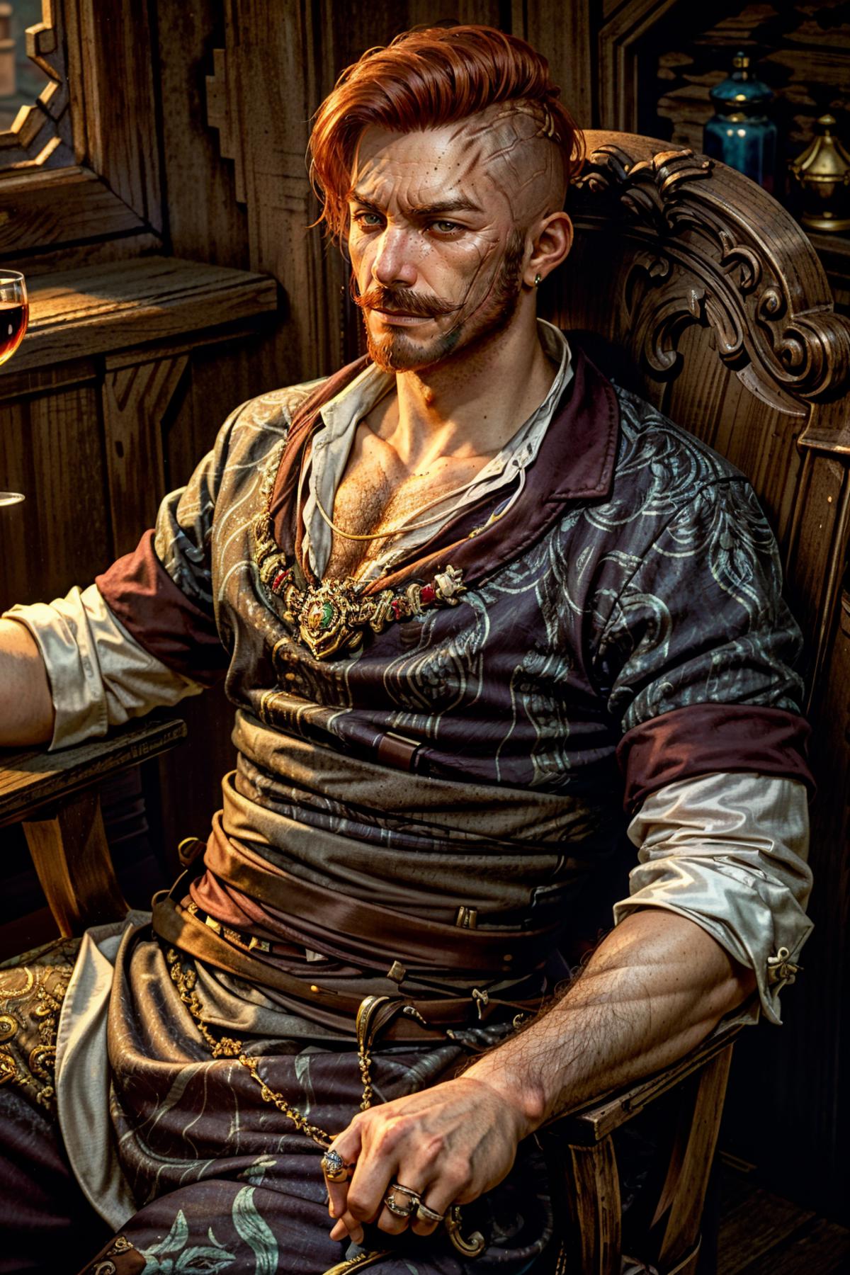 Olgierd from The Witcher 3: Hearts of Stone image by BloodRedKittie