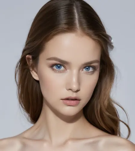 Beauty model医美模特-精修半身女生像