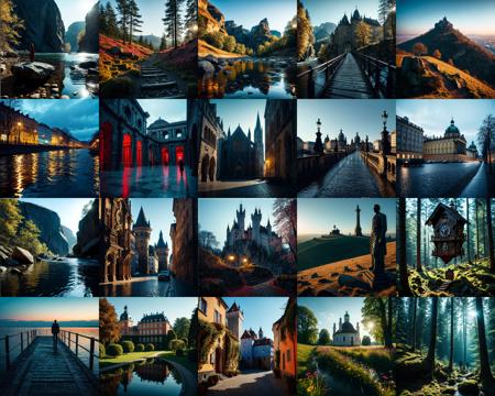 500 Best of real sightseeing places worldwide Germany - TOP 100