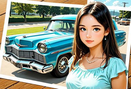 Best quality, absurdres, photograph, masterpiece,
1960 Cadillac Eldorado