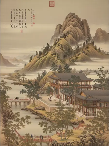 JZCG036- Chinese traditional architecture