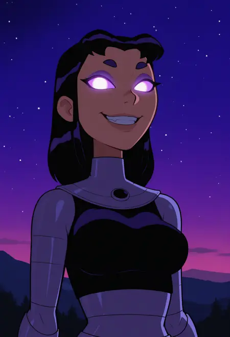 Blackfire, Komand'r, firstborn princess of Tamaran, older sister of Starfire, (Teen Titans, 18titans), LoRA, PonyXL | IllustriousXL
