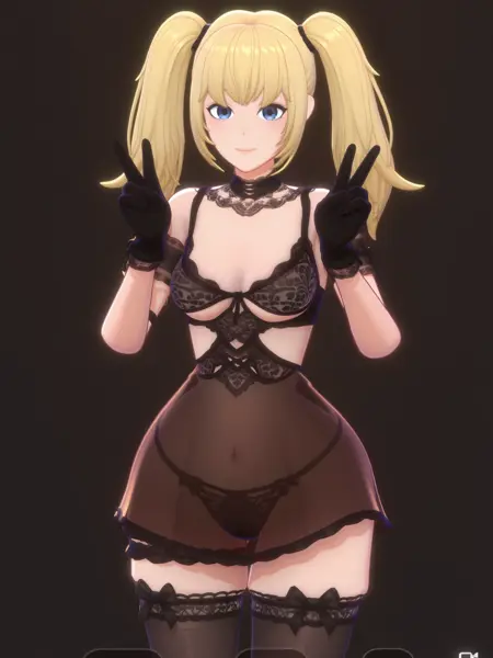 Ani (Grok AI assistant) - Two canon outfits  - SDXL Illustrious
