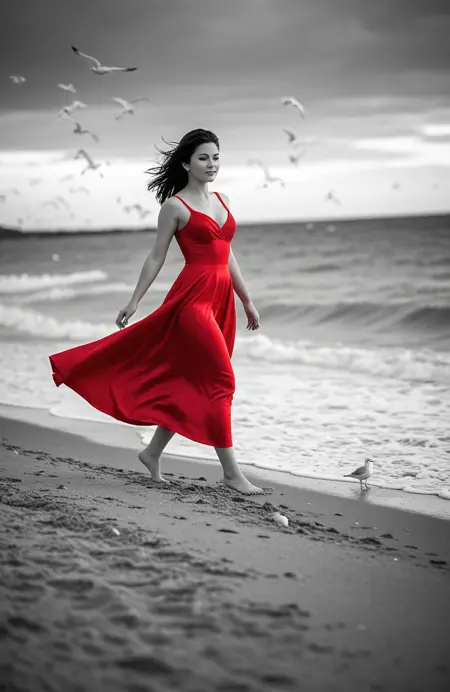 Splash of Color - Monochrome