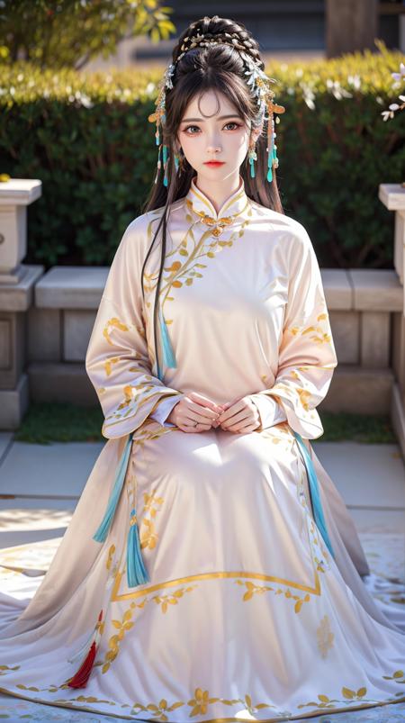 chinese clothes,dress,hair ornament, 