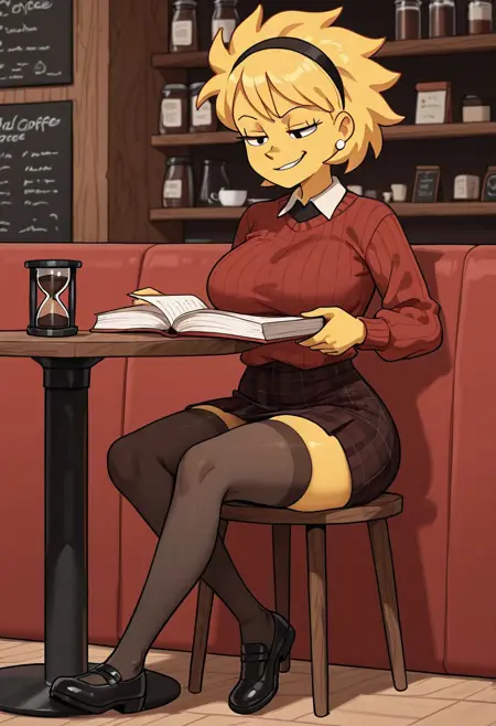 Lisa Simpson (Spike R. Monster style)