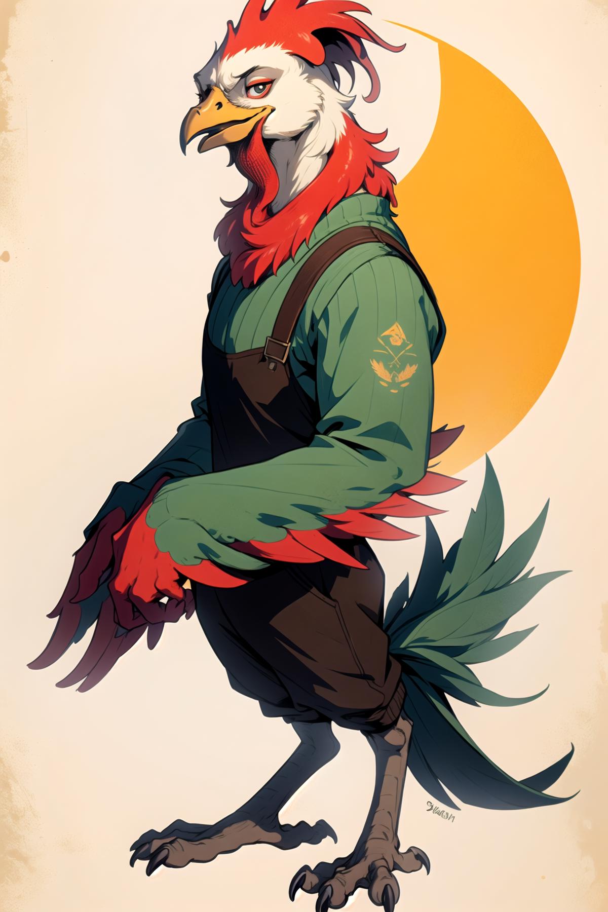 Anthro Chickens LoRA image by Puffin