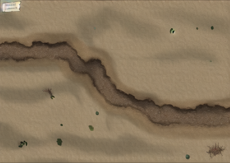 a map of a desert with a few rocks, <lora:Wild3-10:0.80>