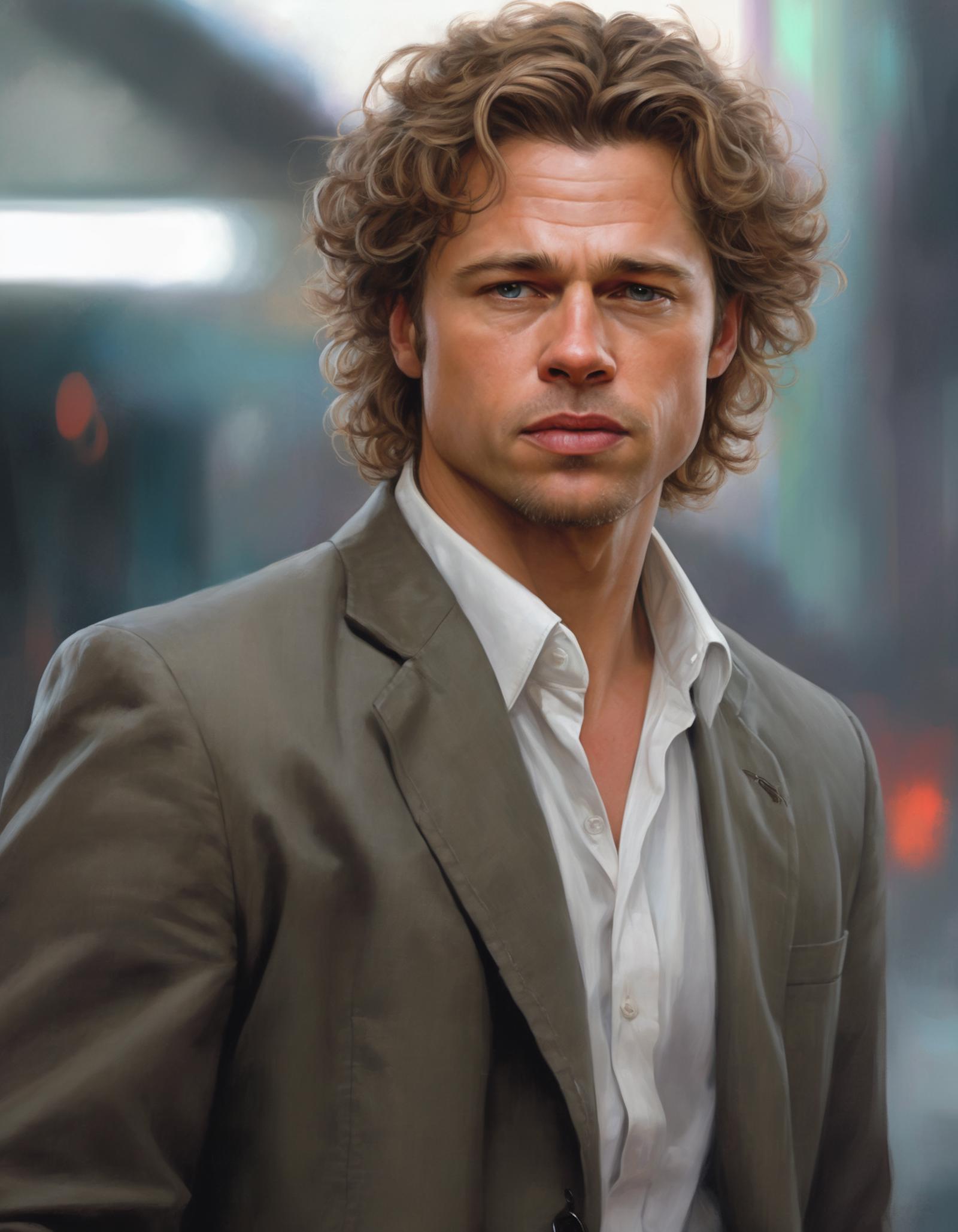 Brad Pitt SDXL image by razzz