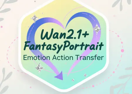 Wan2.1+FantasyPortrait Emotion Action Transfer