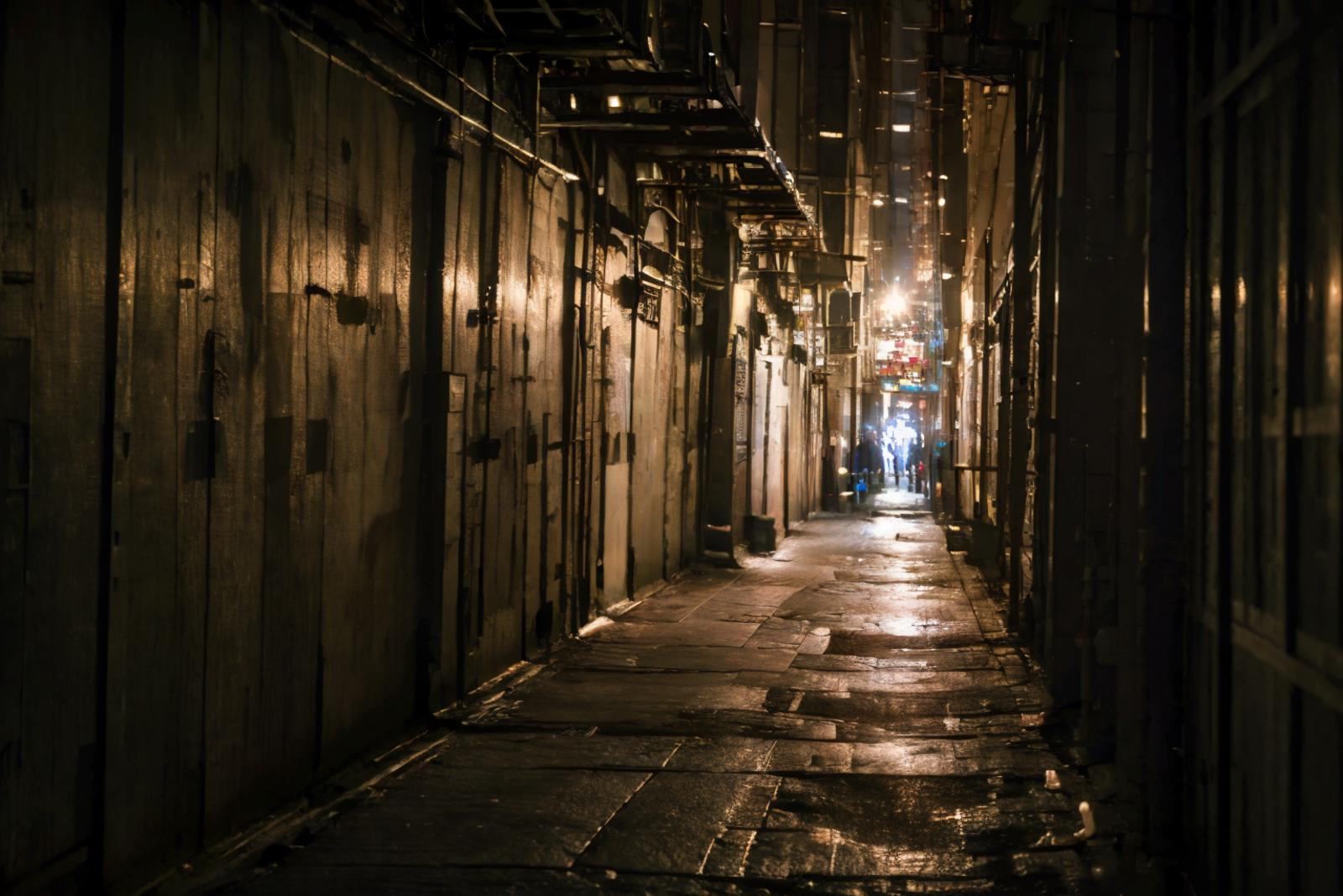 dirty alley image by ruanyi