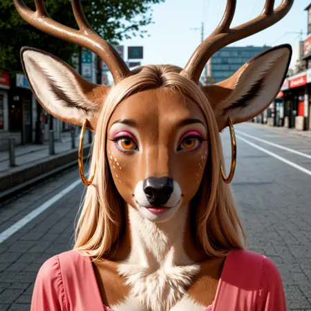 Hoop earrings for furries (for NoobAI)