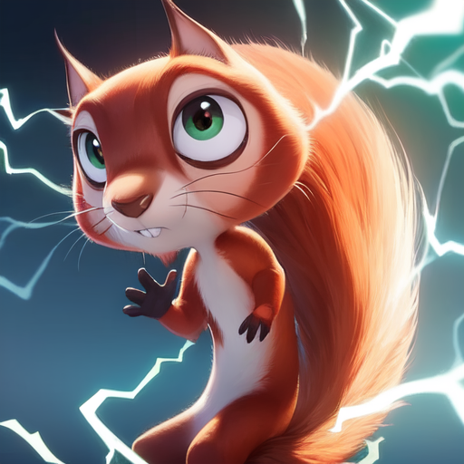 Chip the Squirrel (DC League of Superpets) Furry Character LoRA image by PlagSoft