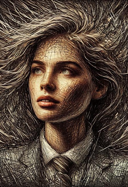 ScribbleRay,
A portrait where the subject’s face unravels into floating, translucent screens, each displaying fragmented memories in Renaissance-style detail, merging AI aesthetics with classic Surrealist distortion., children’s illustrations, expressive characters, vibrant colors, bold outlines, soft shading, playful style, wholesome themes, family life, gentle humor, everyday situations, cozy atmosphere, moral lessons, nature scenes, approachable art, timeless appeal