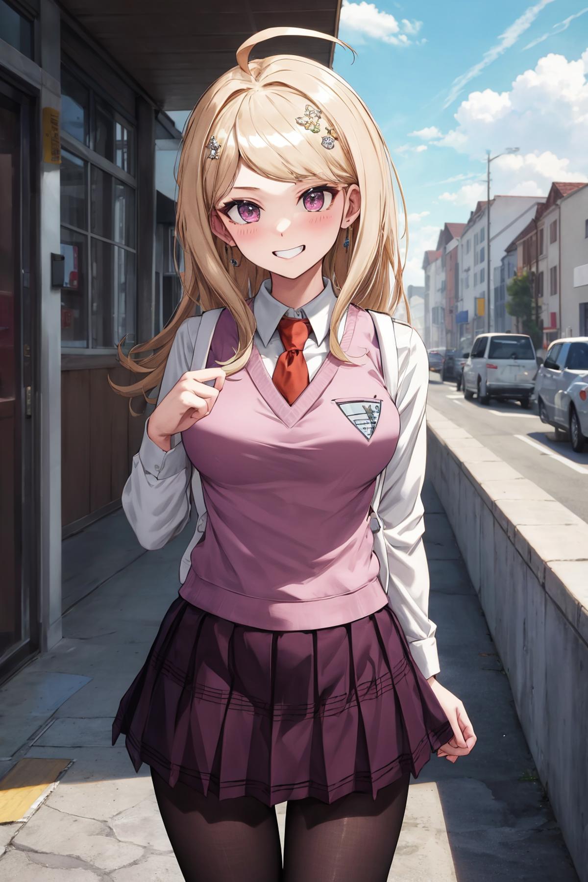 Akamatsu Kaede 赤松楓 / Danganronpa image by Misaki_Akeno