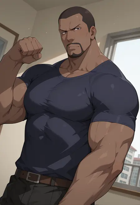 Muscular Contractor | Darker than Black