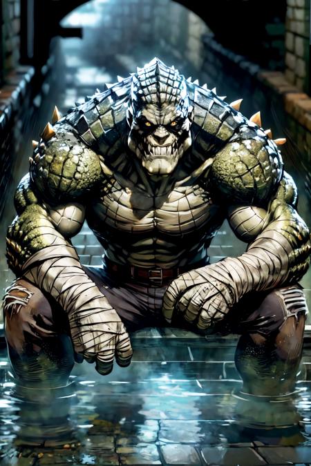 Killer Croc from DC Comics v1.0 Stable Diffusion LoRA Civitai