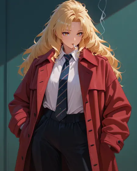 1980s Style Oversized Outerwear