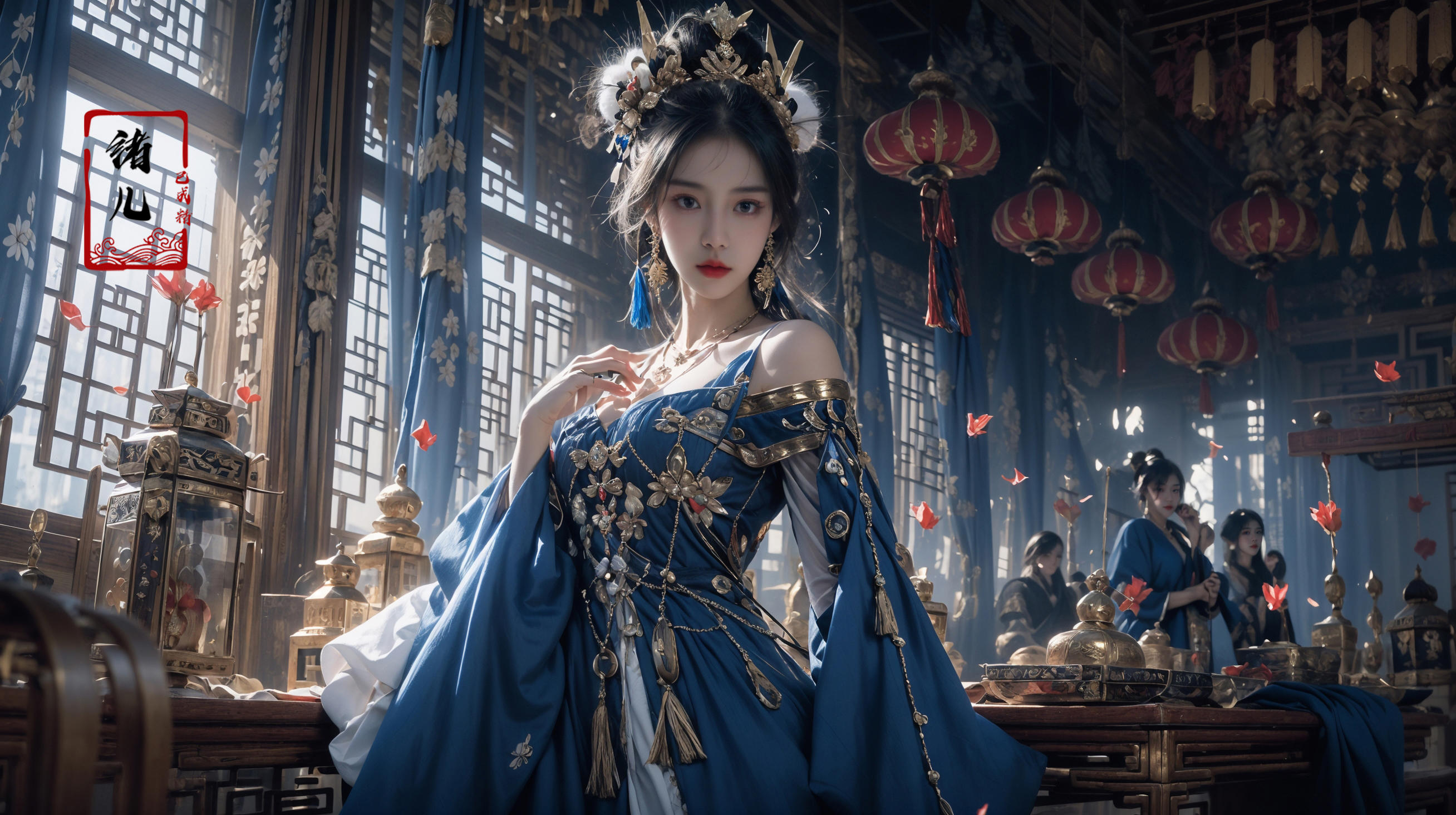 绪儿-绝美古风脸Beautiful antique face model image by XRYCJ