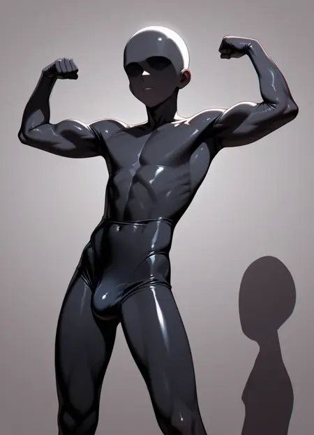 I see a little silhouetto of a man