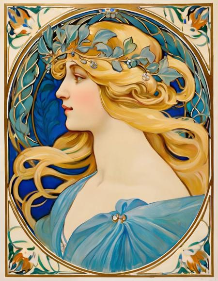 Mucha painting style v2 XL version