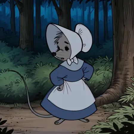 Little Sister Church Mouse (Robin Hood 1973) illustrious