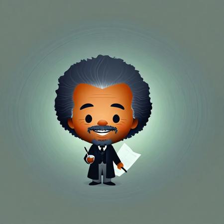cartoon portrait of Frederick Douglass in (jmawx:1.5) style, cute chibi, simple gradient background, full character, smile, detailed facial features   <lora:Jerrod_Maruyama_Style_XL_V4.2-000011:0.9>