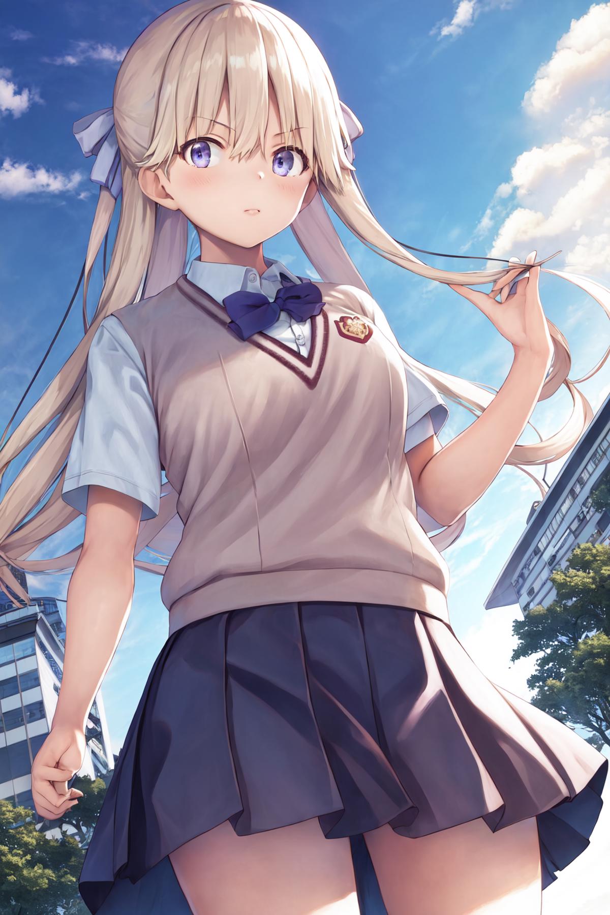 Tokiwadai School Uniform (short sleeves) | 常盘台校服 短袖 | 常盤台制服 (Toaru Majutsu no Index) image by Akii