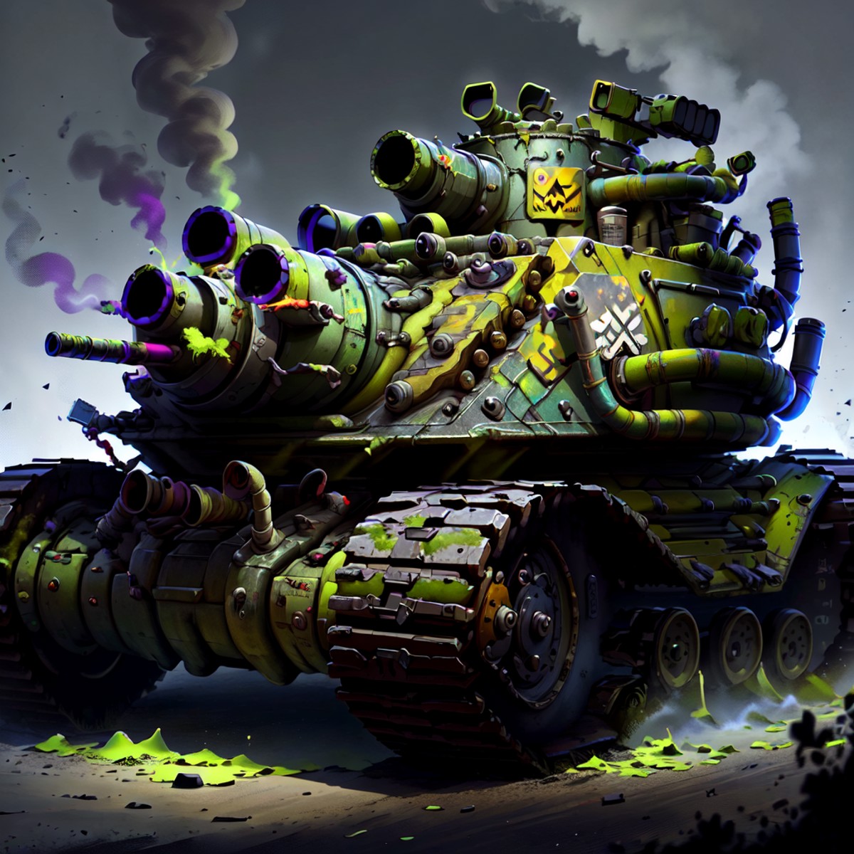 <lora:ToxicPunkAI:.9> ToxicPunkAI tank , detailed, intricate