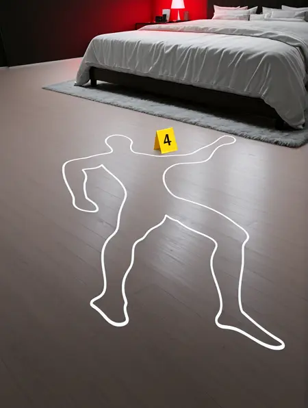 Chalk Outline (The floor model) - チョーク・アウトライン(昔の刑事ドラマで見る例のアレ)