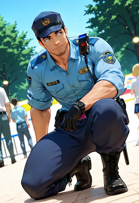Male Japanese Police Uniform (summer)