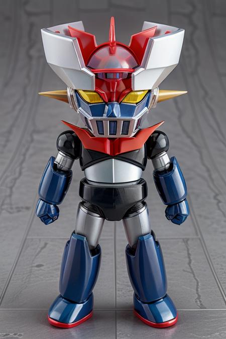 Tiny cute mazinger holding
briefcase toy, standing
character, soft smooth
lighting, soft pastel
colors, skottie young,
3d blender render,
polycount, modular
constructivism, pop
surrealism, physically
based rendering,
square image <lora:mazinger02:0.72>