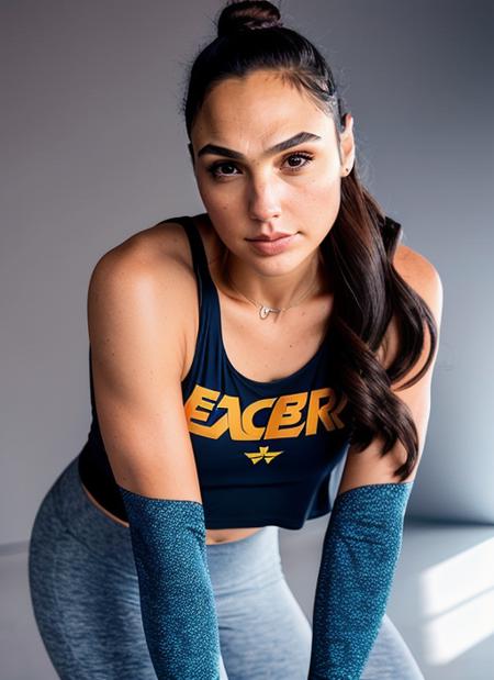 portrait of Gal Gadot, anxious , wearing pajamas , with dirty blonde Wispy bangs , background hen house epic (photo, studio lighting, hard light, sony a7, 50 mm, matte skin, pores, colors, hyperdetailed, hyperrealistic), <lyco:Gal Gadot:1.2>