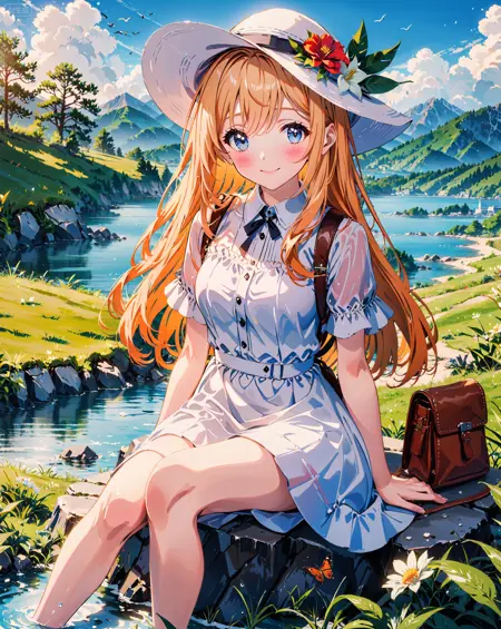 二次元厚涂风格模型（2D thick painting style model）