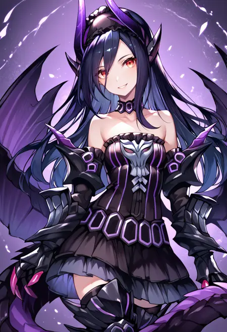 Monster Hunter -  Black eclipse dragon princess (地を暗黒に染めし 黒蝕の竜姫) (Gore Magala\ ゴア・マガラ) PonyXL
