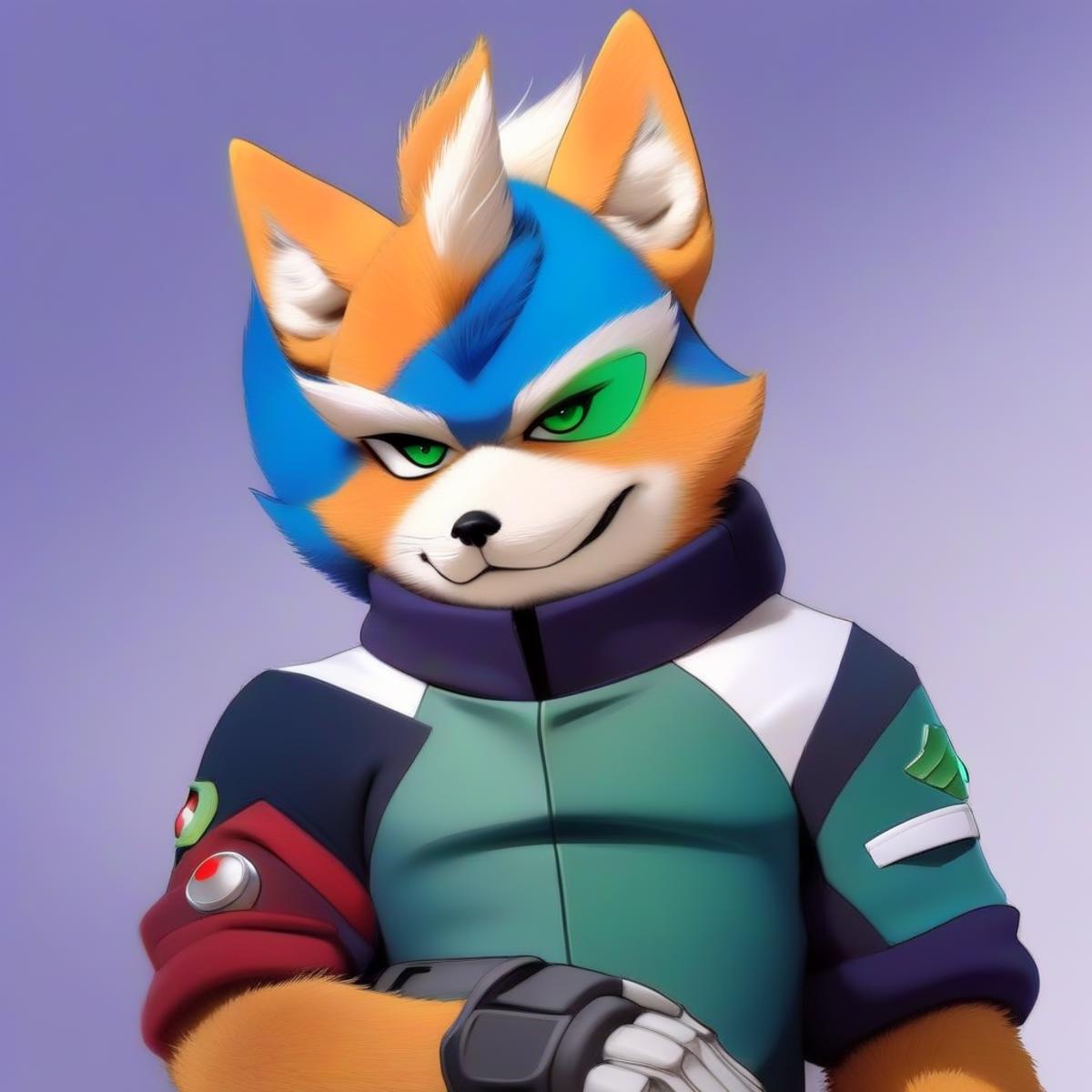 Fox McCloud SDXL image by PirateWolf09