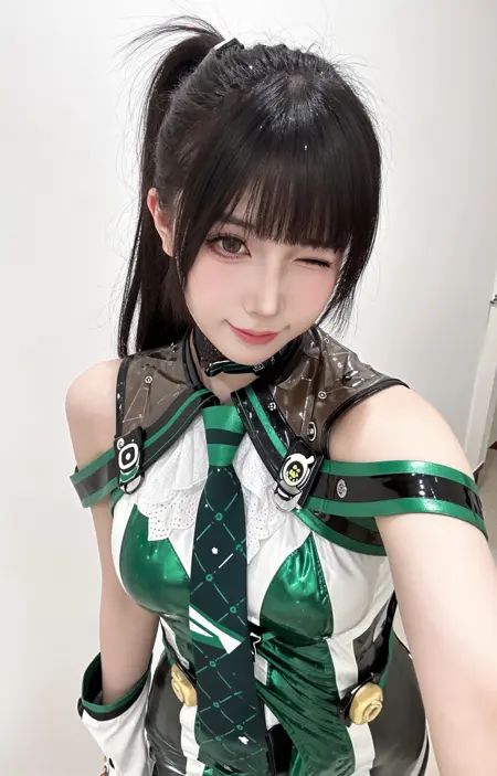 ZIT Eve green outfit