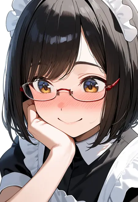 under-rim metal frame glasses / illustrious