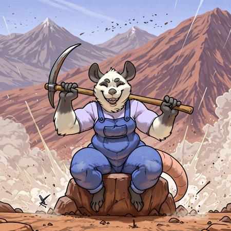 poppy opposum style and characters V1
