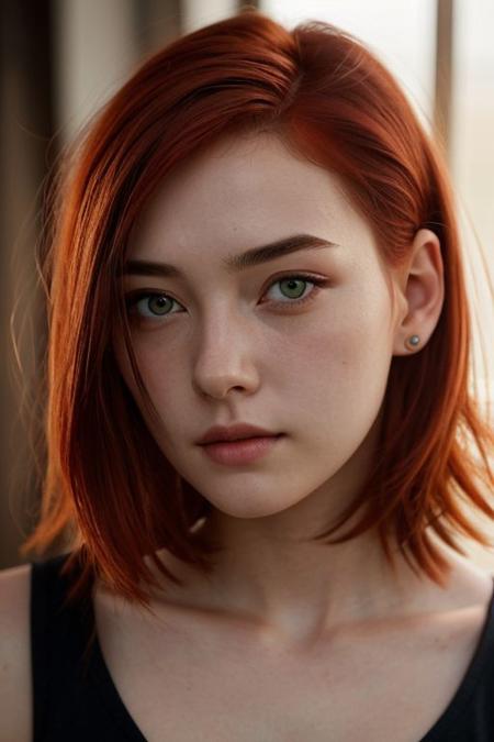 masterpiece, best quality, hdr, volumetric lighting,
gwendolyn_tennyson, red hair, bob hairstyle,
1girl, solo, young
upclose, detailed face, beautiful face, pretty girl
