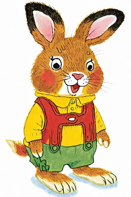 a children's book illustration of  art by Richard Scarry 