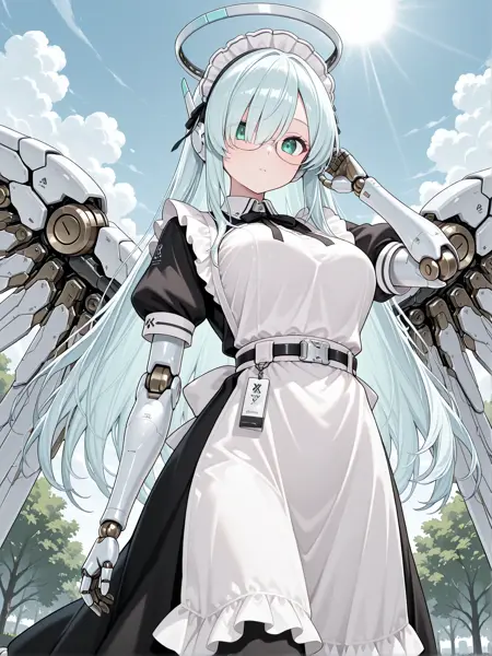 Robot maid girl-(Shirakawa Tokine) (OC)