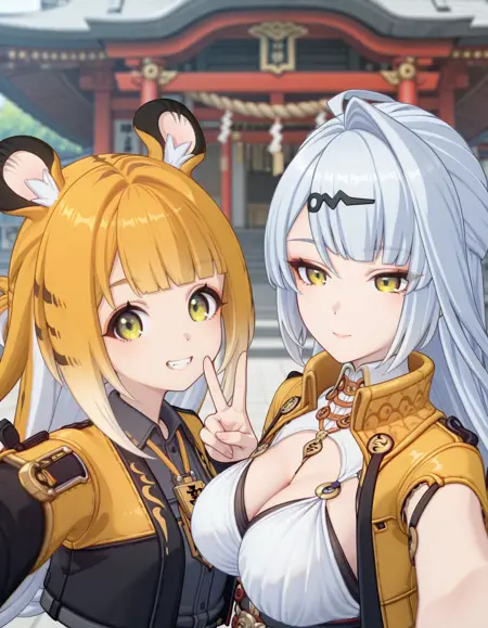 Ju fufu and Yixuan / Zenless Zone Zero (3d style)