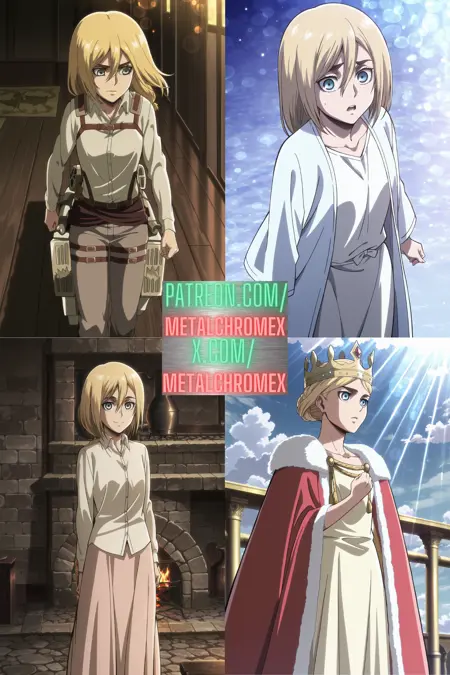 Historia Reiss/Krista Lenz (Attack on Titan, Wit Studio art style) - 2 Versions - Commission!