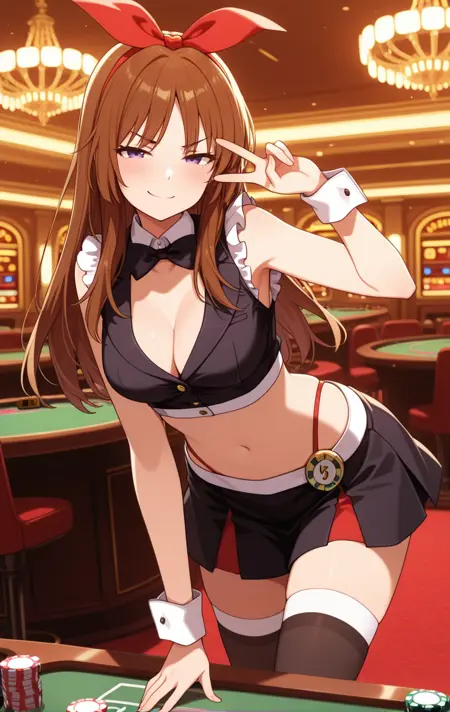 メイドカジノ ロングヘアーモブメイド(アキバ冥途戦争)/Maid Casino long hair Mob Maid(Akiba Maid War)