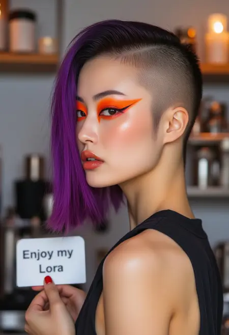 Fictional Model Antrax - FLUX