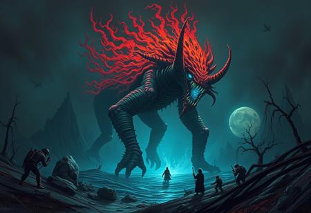 zdzisław beksiński inspired monster
