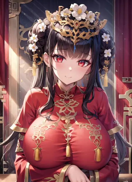 碧蓝航线 逸仙 凤冠霞帔丨 yat sen \(coronal afterglow\) \(azur lane\)