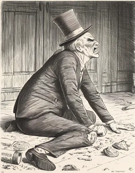 Inspired by Sir John Tenniel's cartoon